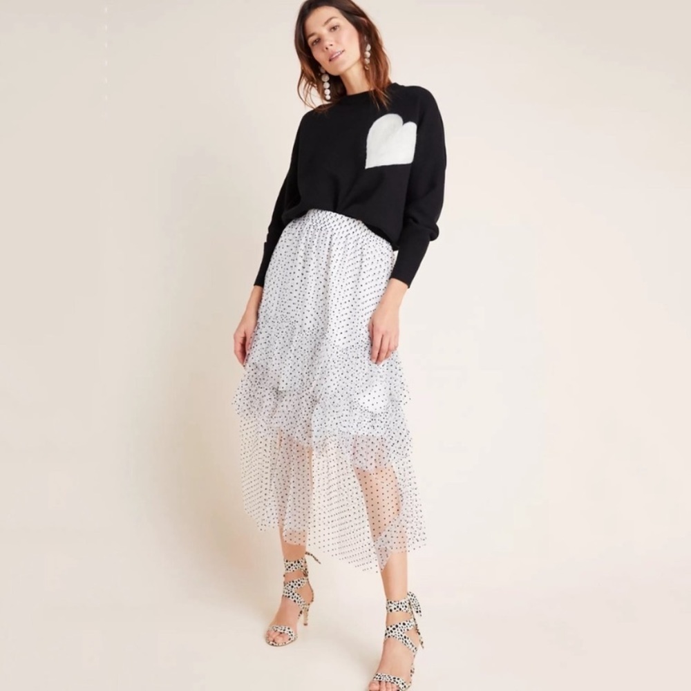 Anthropologie Eva Franco lukjana tulle skirt new